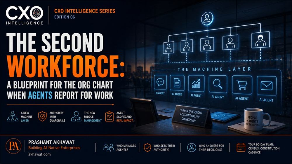 The Second Workforce, a blueprint for the org chart when agents report for work.