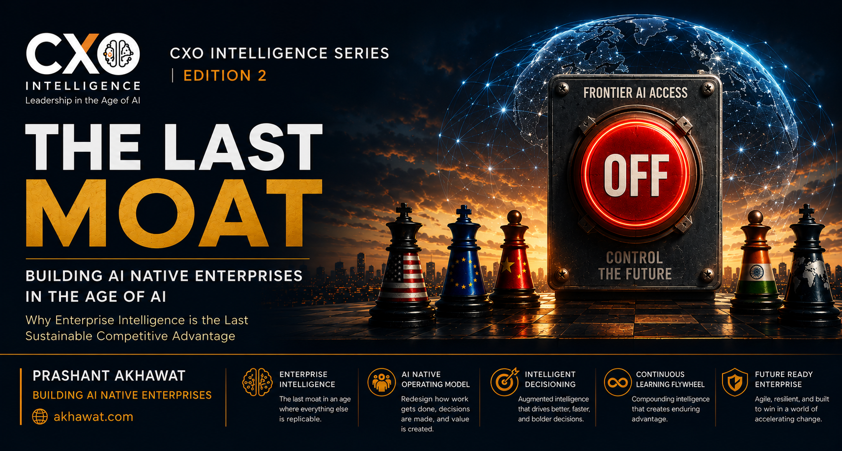 The Last Moat &mdash; Enterprise Intelligence and the AI Era.