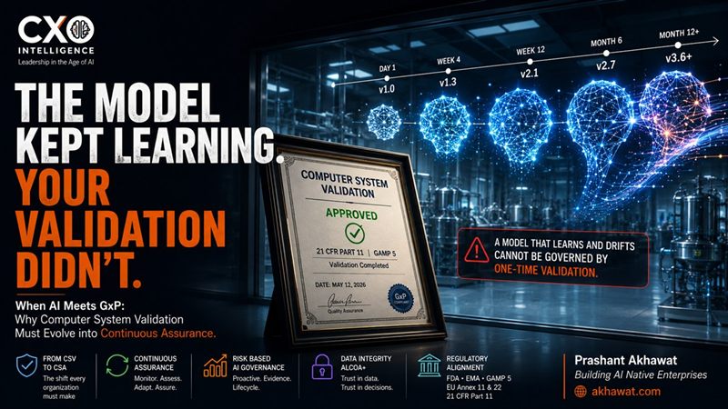 When AI Meets GxP: The End of One-Time Validation