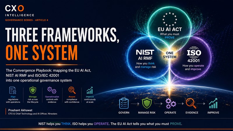 Three Frameworks, One System: The Convergence Playbook for AI Governance