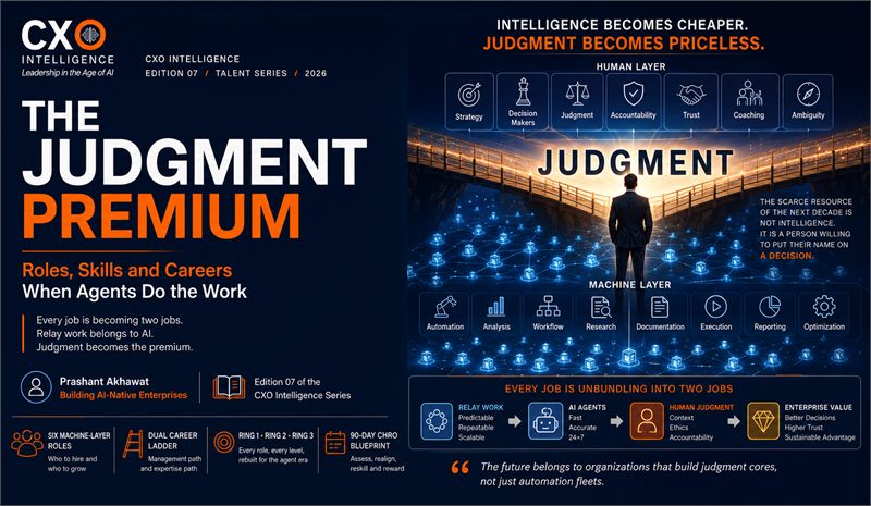 The Judgment Premium: Roles, Skills and Careers When Agents Do the Work